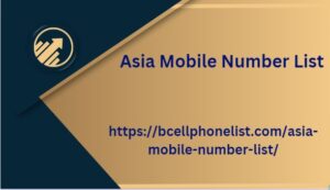 Asia Mobile Number List